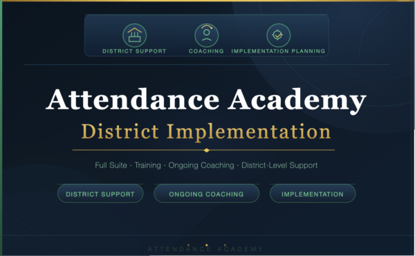 Attendance Academy District Implementation Package